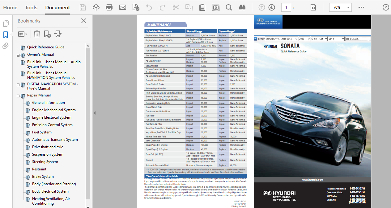 Stunning 2013 Hyundai Sonata User Manual Images