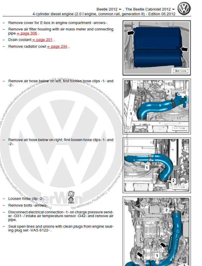 Volkswagen Beetle 20112018 factory manual Factory Manual
