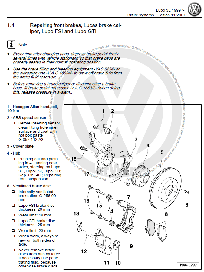 VW   LUPO Betriebsanleitung 2000  Handbuch  Bedienungsanleitung  Bordmappe BA 
