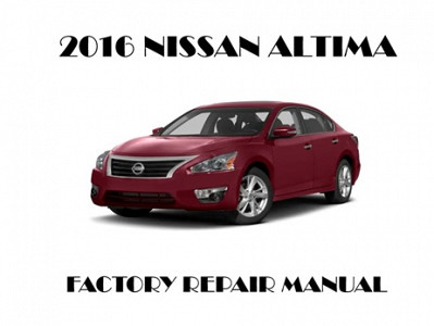 2016 Nissan Altima repair manual