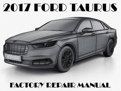 2017 Ford Taurus repair manual