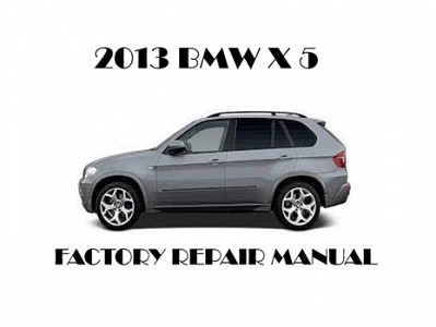 2013 BMW X5 repair manual