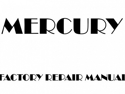 2006 Mercury Mariner Hybrid repair manual