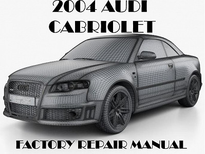 2004 Audi Cabriolet repair manual