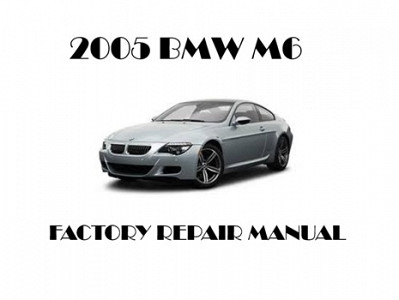 2005 BMW M6 repair manual