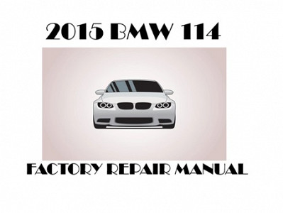 2015 BMW 114 repair manual