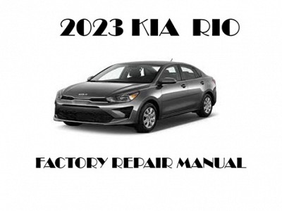 2023 Kia Rio repair manual