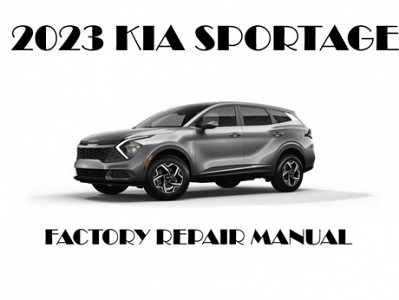 2023 Kia Sportage repair manual