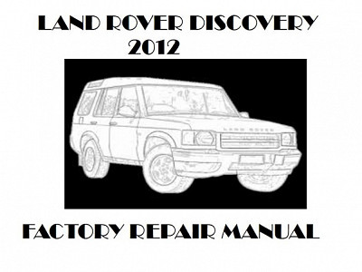 2012 Land Rover Discovery repair manual downloader
