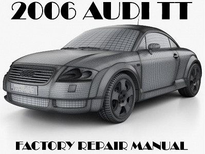 2006 Audi TT repair manual
