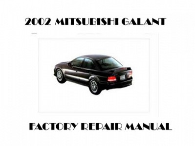 2002 Mitsubishi Galant repair manual