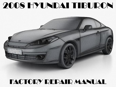 2008 Hyundai Tiburon repair manual