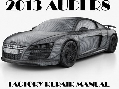 2013 Audi R8 repair manual