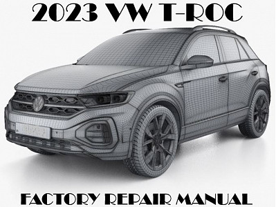 2023 Volkswagen T-Roc repair manual