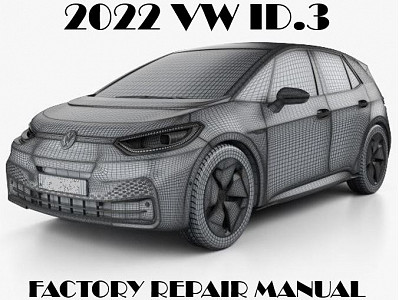 2022 Volkswagen ID.3 repair manual