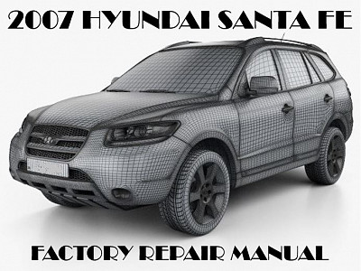 2007 Hyundai Santa Fe repair manual