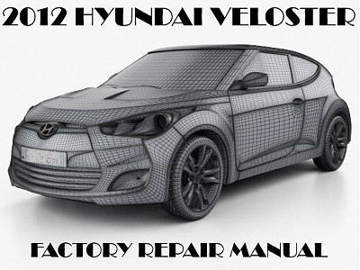 2012 Hyundai Veloster repair manual