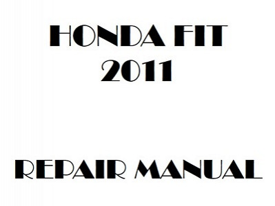 2011 Honda FIT repair manual