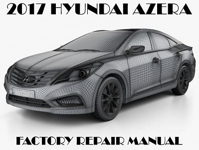 2017 Hyundai Azera repair manual