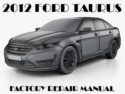2012 Ford Taurus repair manual