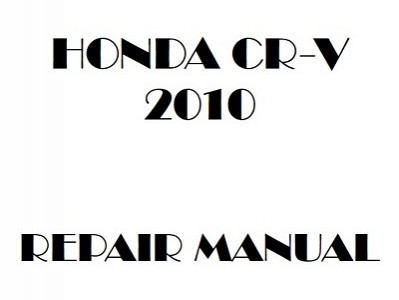 2010 Honda CR-V repair manual