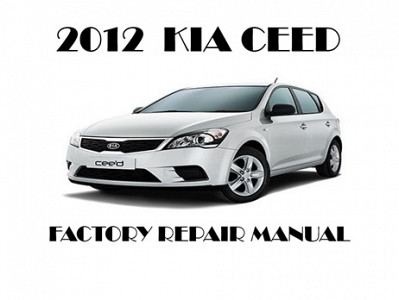 2012 Kia Ceed repair manual