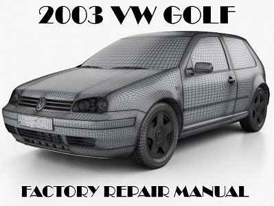 2003 Volkswagen Golf repair manual