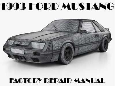 1993 Ford Mustang repair manual