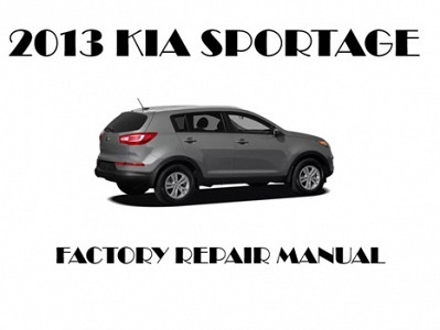 2013 Kia Sportage repair manual