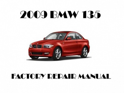 2009 BMW 135 repair manual