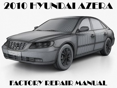 2010 Hyundai Azera repair manual