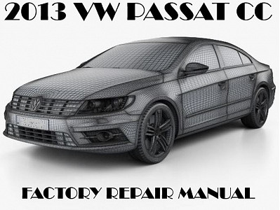 2013 Volkswagen Passat CC repair manual