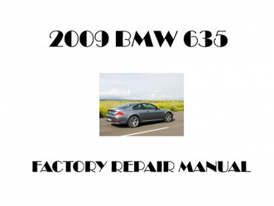 2009 BMW 635 repair manual