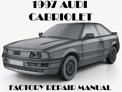 1997 Audi Cabriolet repair manual