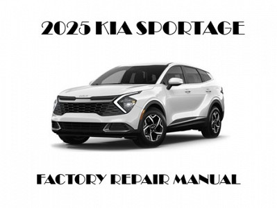 2025 Kia Sportage repair manual
