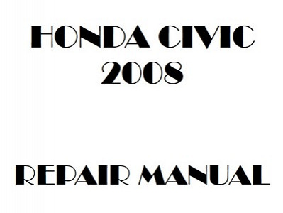 2008 Honda CIVIC repair manual