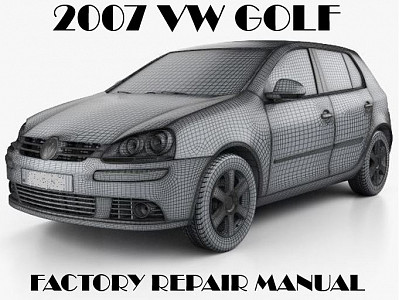 2007 Volkswagen Golf repair manual