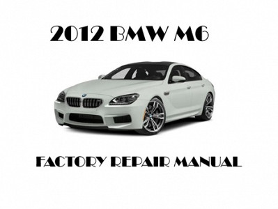 2012 BMW M6 repair manual