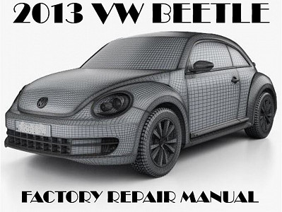 2013 Volkswagen Beetle repair manual