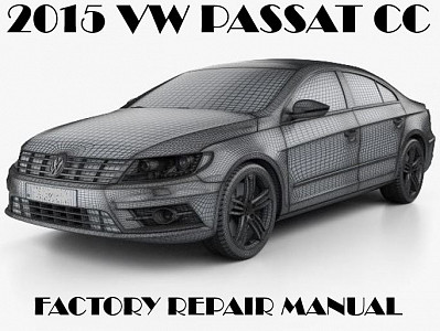 2015 Volkswagen Passat CC repair manual