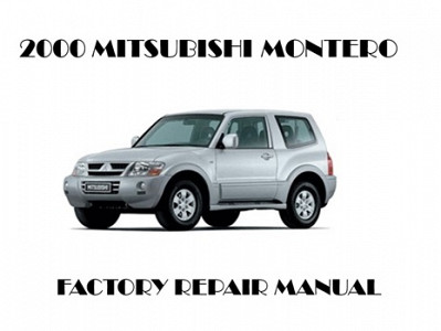 2000 Mitsubishi Montero repair manual