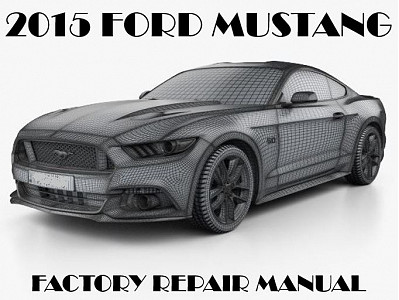 2015 Ford Mustang repair manual