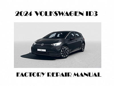 2024 Volkswagen ID.3 repair manual