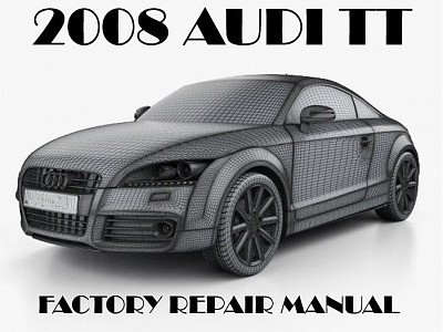 2008 Audi TT repair manual