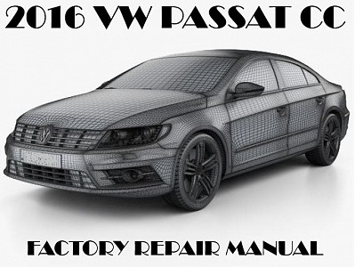 2016 Volkswagen Passat CC repair  manual