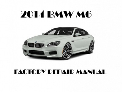 2014 BMW M6 repair manual