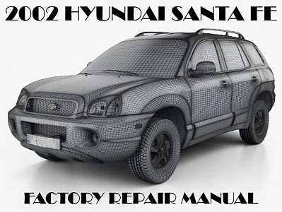 2002 Hyundai Santa Fe repair manual
