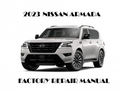 2023 Nissan Armada repair manual