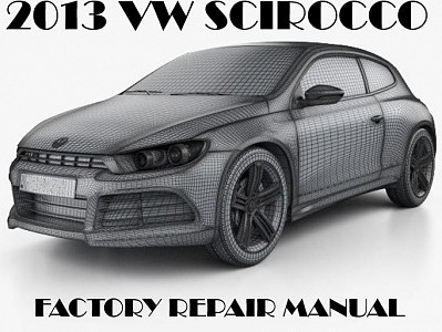 2013 Volkswagen Scirocco repair manual