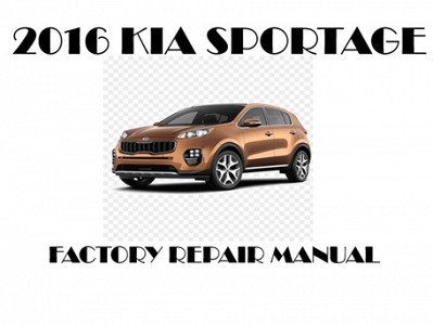 2016 Kia Sportage repair manual